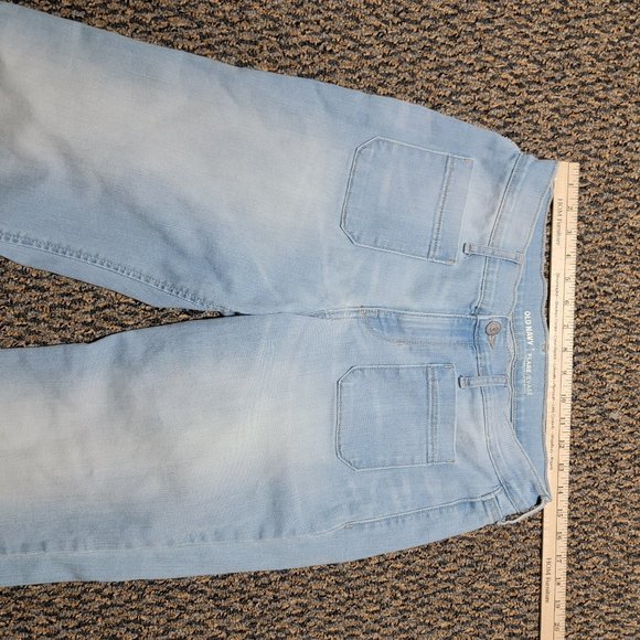 Old Navy Light Wash Flare Jeans 70s Style Size 10 - Picture 11 of 14